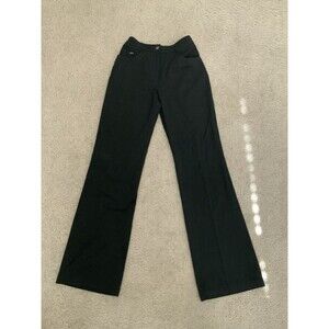 St John Sport Women 0 Black Flare Boot Cut Bling Embellishment On Back Pockets